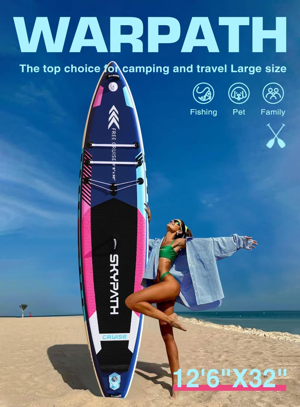 12'6" Racing & Touring Paddle Board