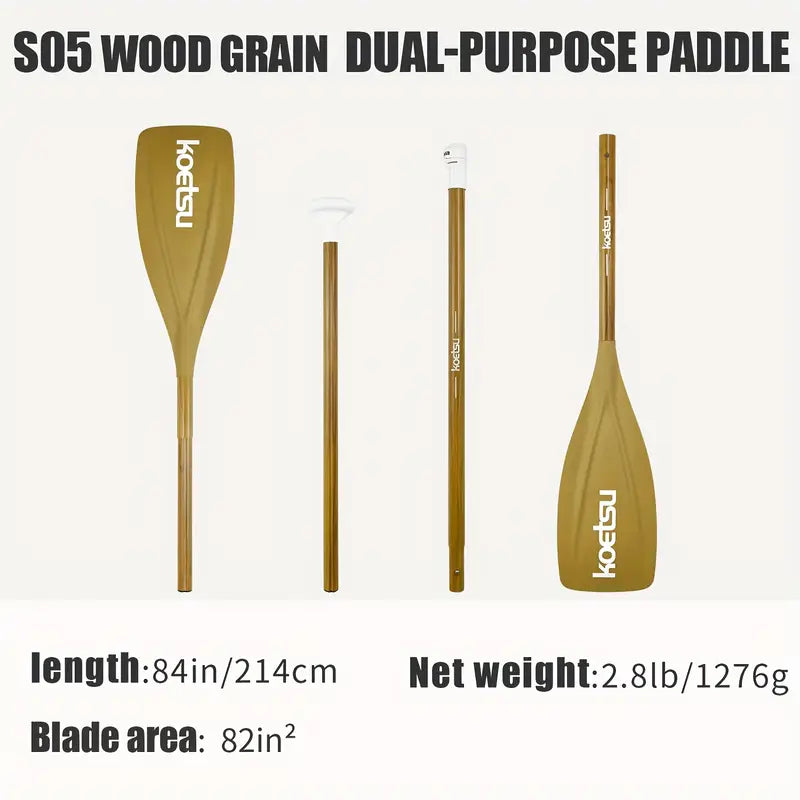 2-in-1 iSUP Kayak Paddle Board Paddle