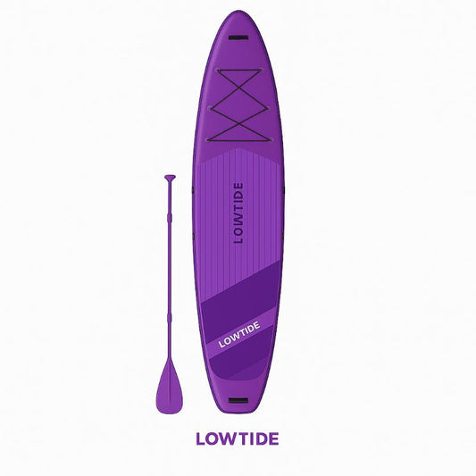 LowTide Inflatable Stand Up Premium Paddle Board (Purple)