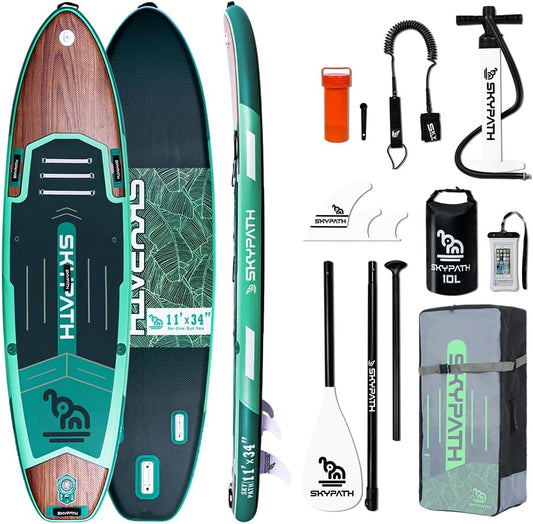 Skypath 11' x 34" Inflatable Paddle Board