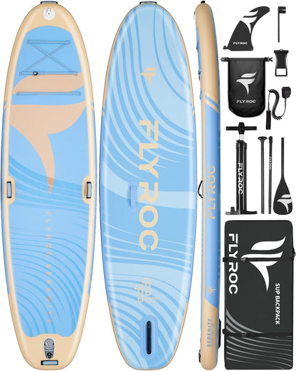 Yoga Paddle Board - 11' x 35" Premium Inflatable Super Stable