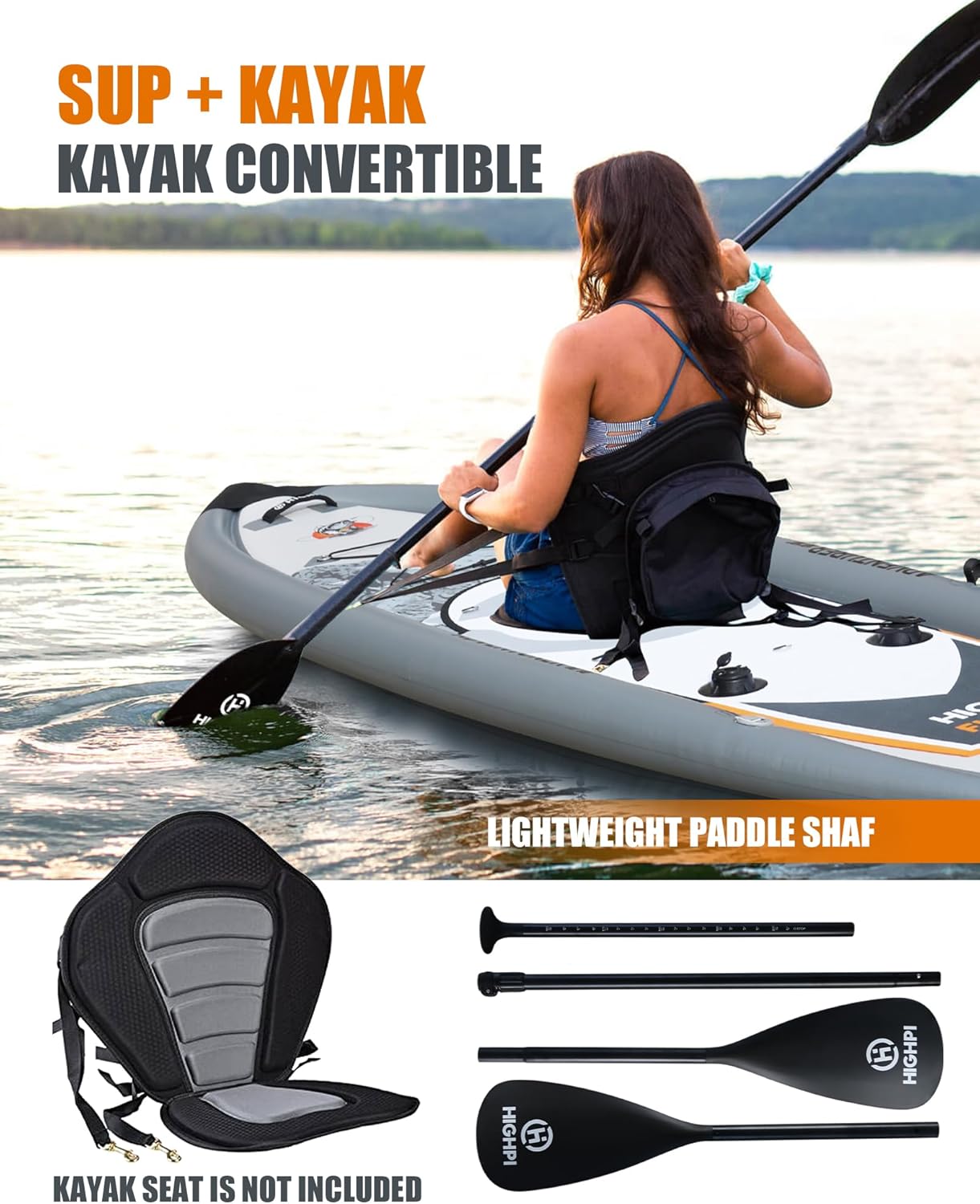 Fishing Paddle board (Kayak Convertible)