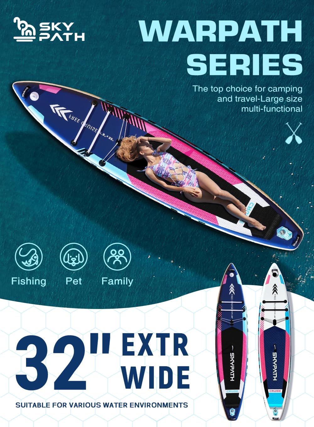12'6" Racing & Touring Paddle Board