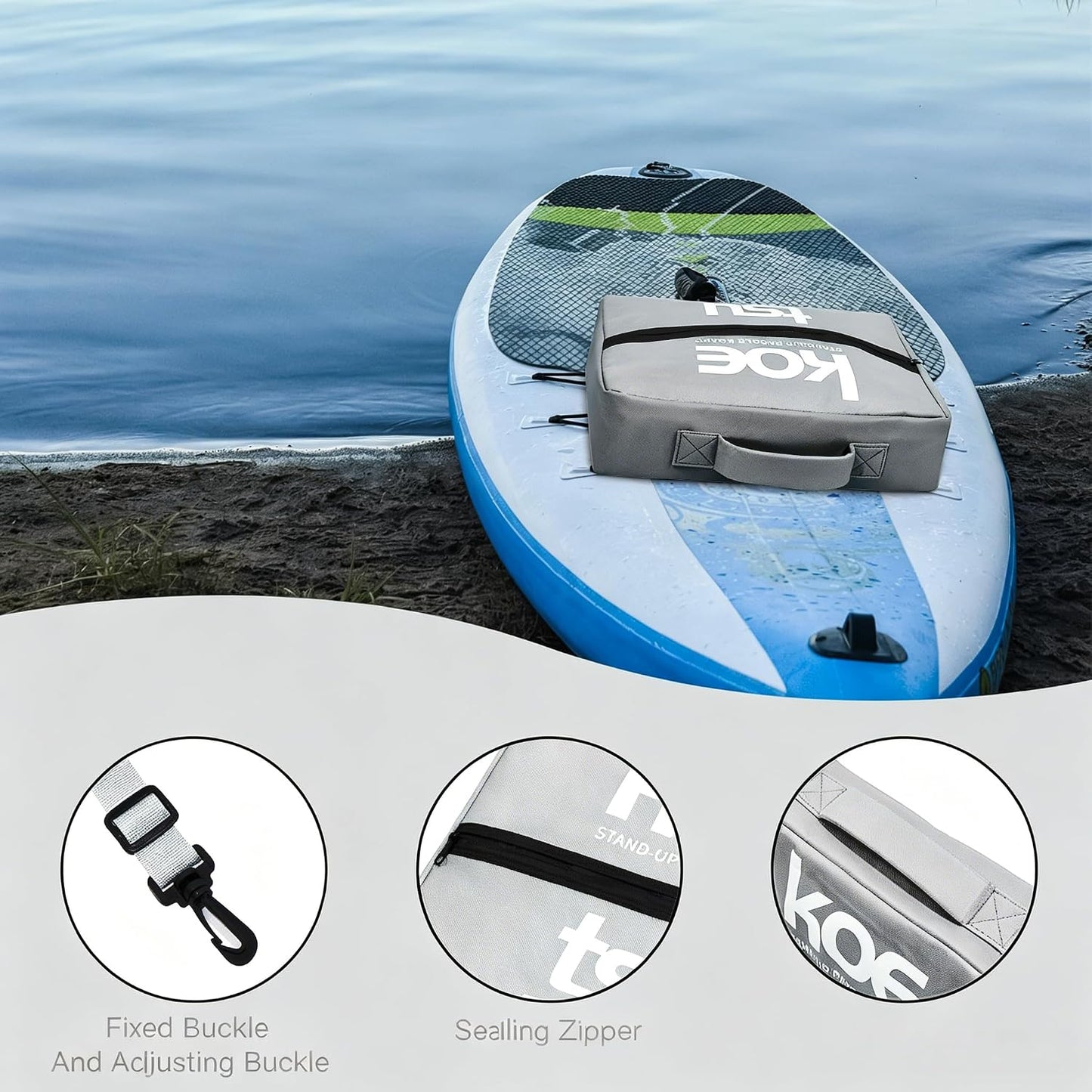 Paddle Board Cooler Bag - Insulated SUP Deck Storage Bag
