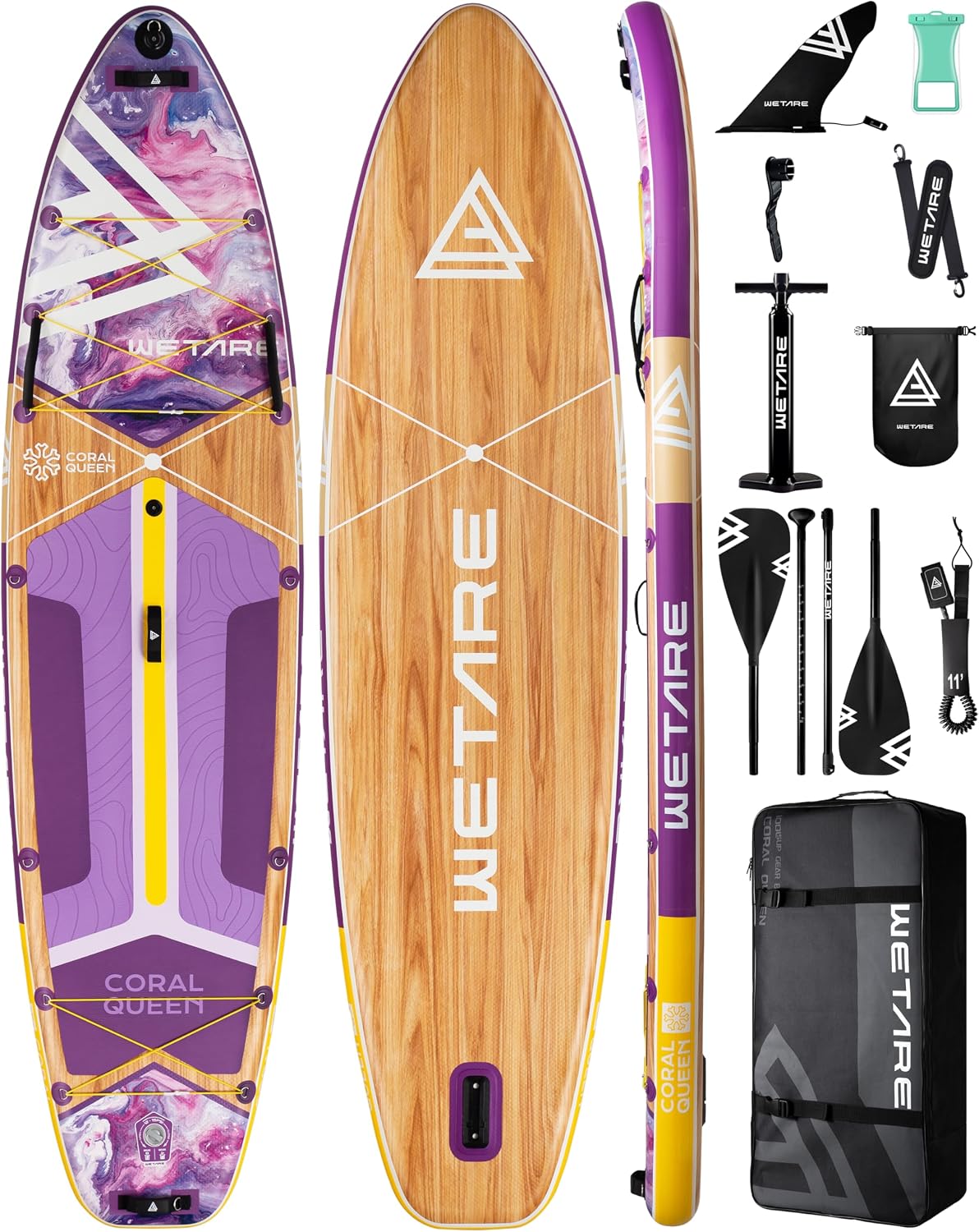 11'6' Inflatable Paddle Board Kit with Paddle
