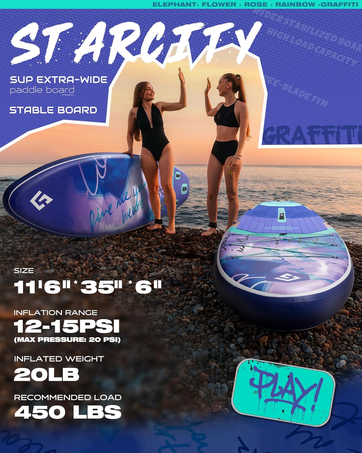 Starcity 11'5"x 35" Inflatable Paddle Board