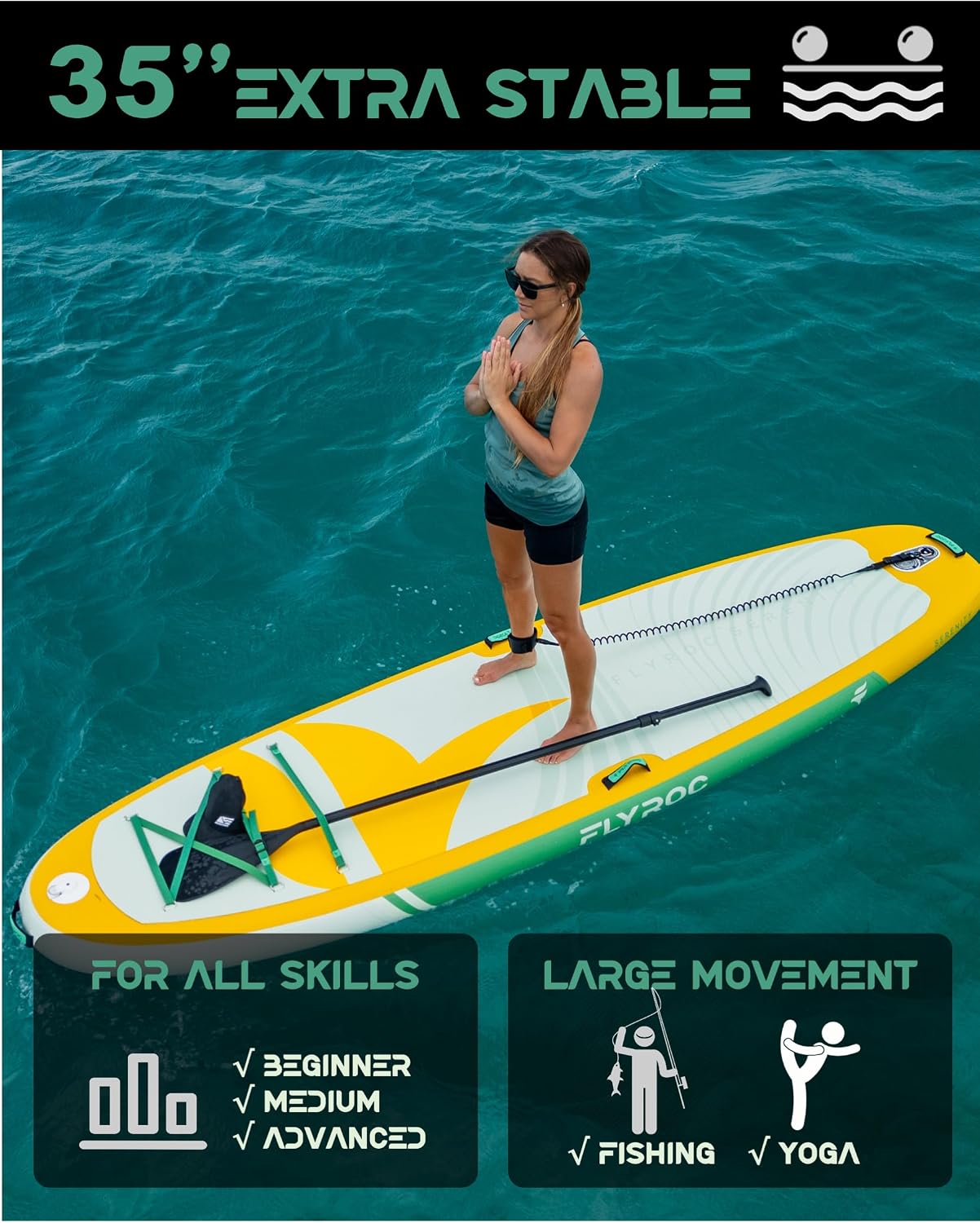 Yoga Paddle Board - Professional Yoga Inflatable Paddle Board
