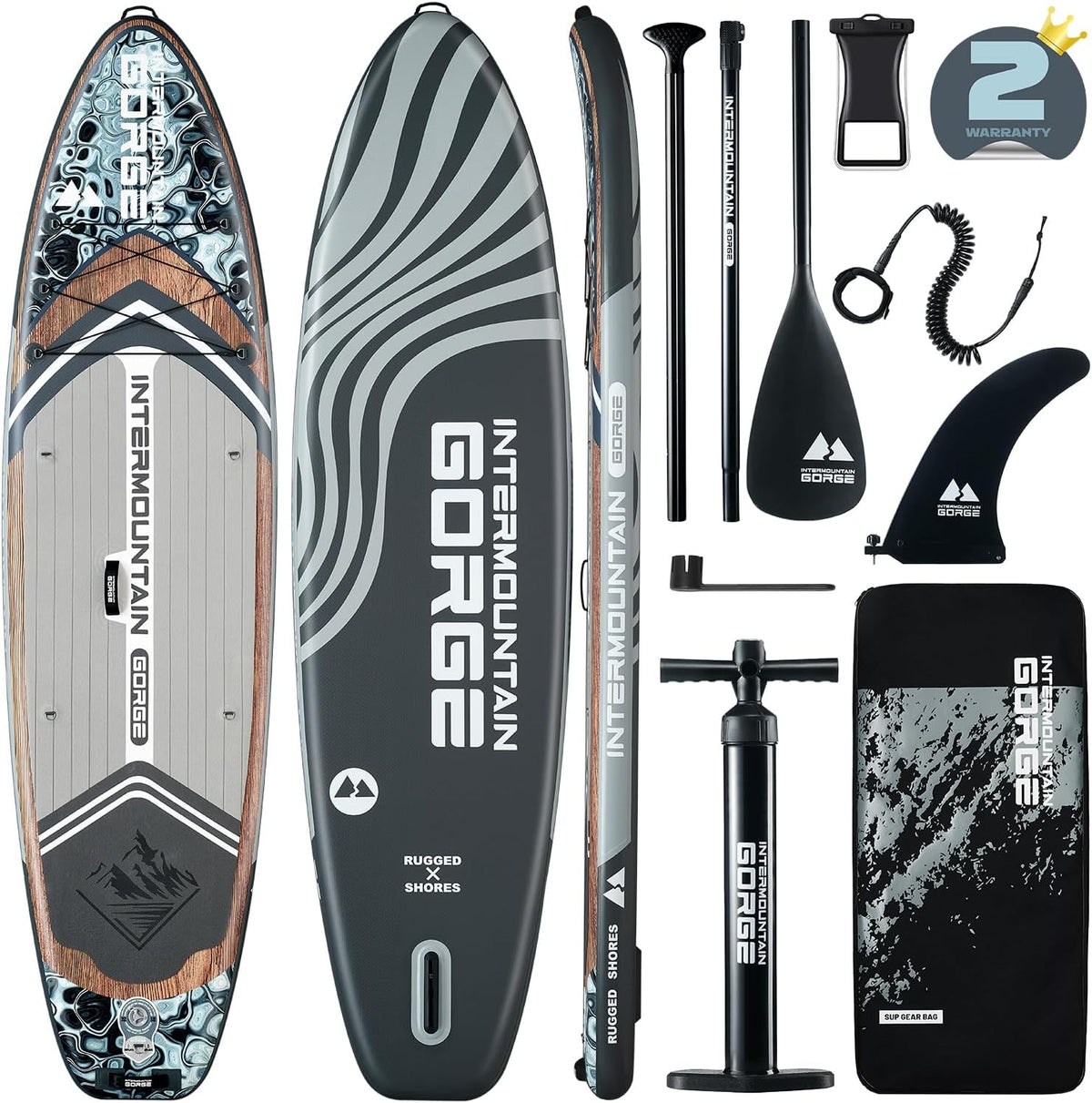Grey Stand Up Paddle Board