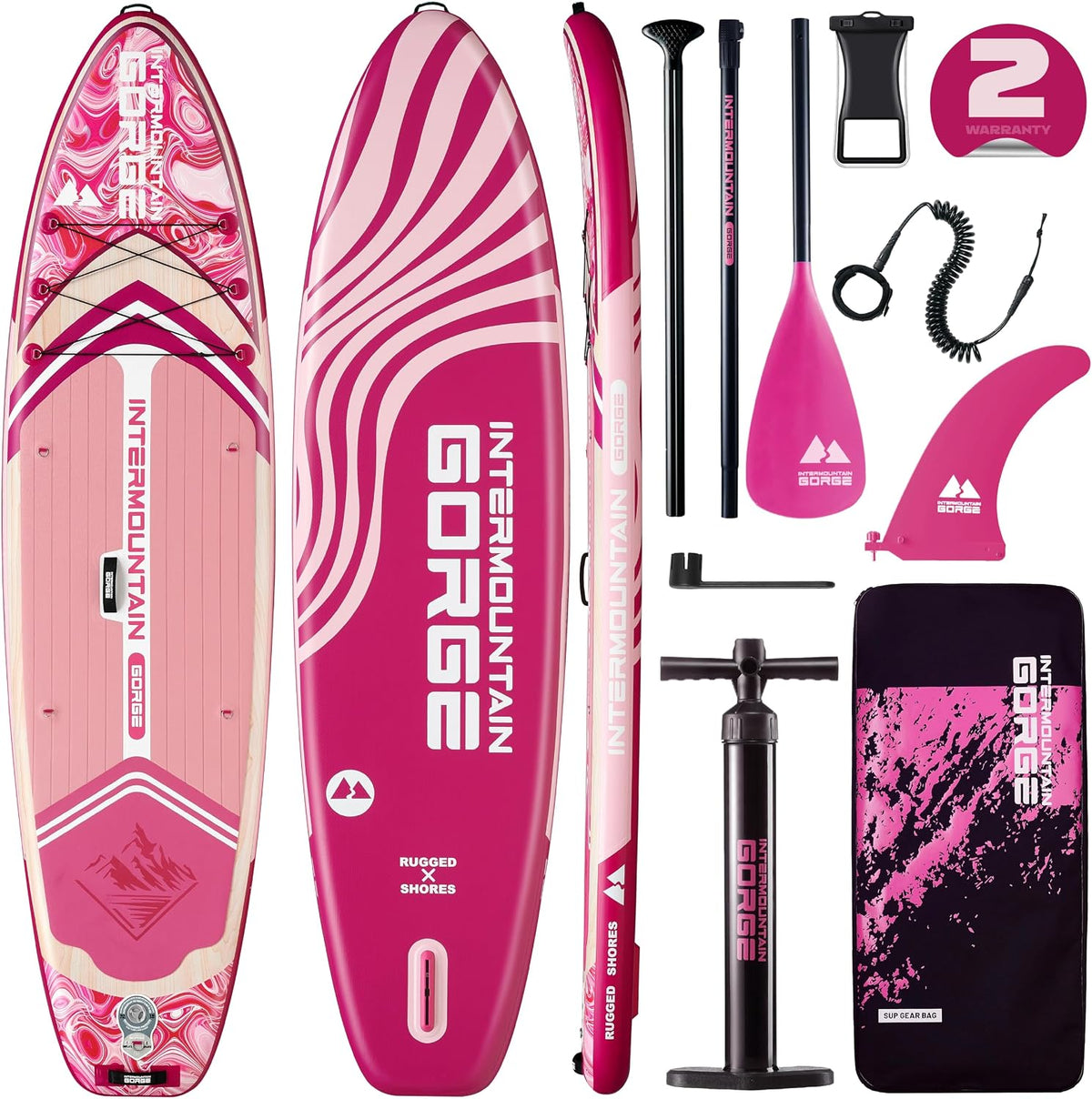 Pink Premium Inflatable Paddle Board