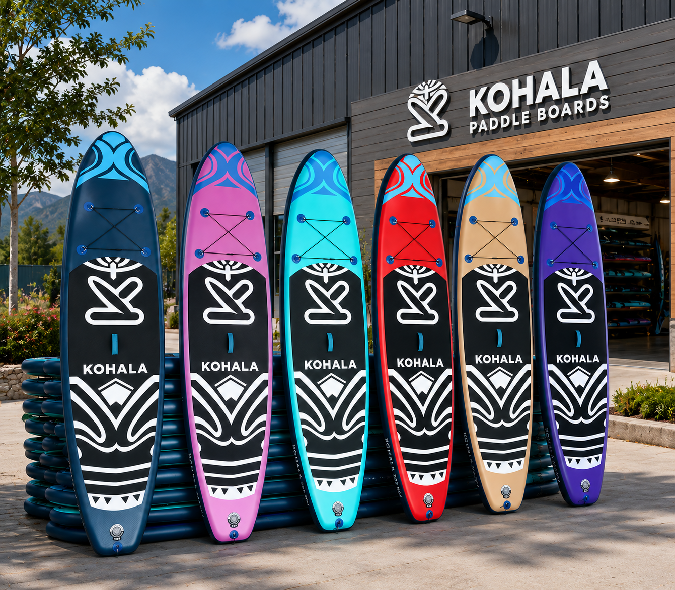 Premium 11' x 33" Stand Up Paddle Boards iSUP