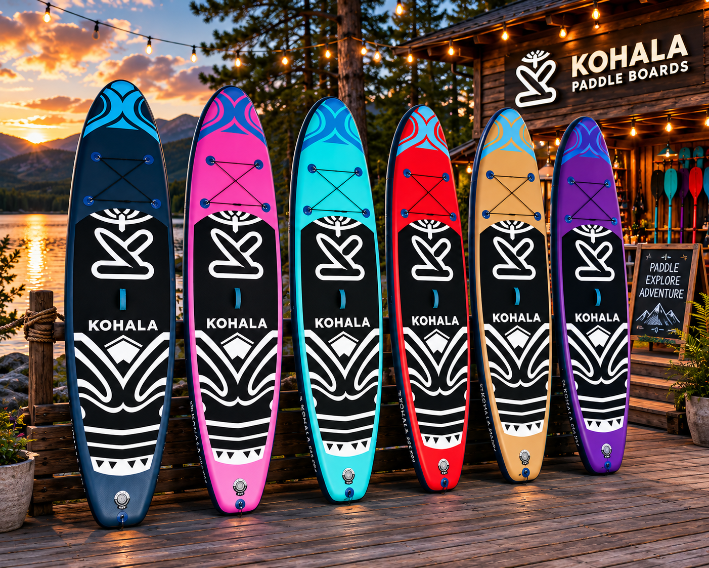 Premium 11' x 33" Stand Up Paddle Boards iSUP