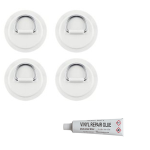 4-Pack D-Rings with Glue Kit
