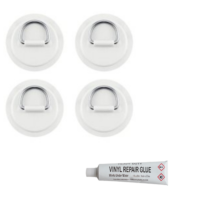 4-Pack D-Rings with Glue Kit paddle board in Calgary, Alberta