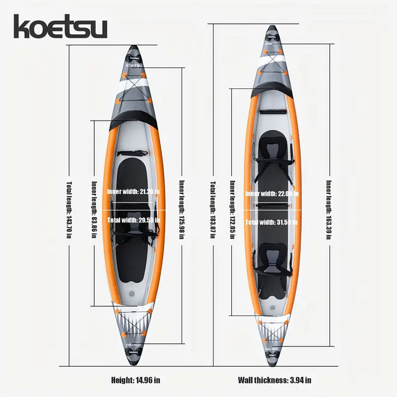 Inflatable Kayak 15'FT (Premium)