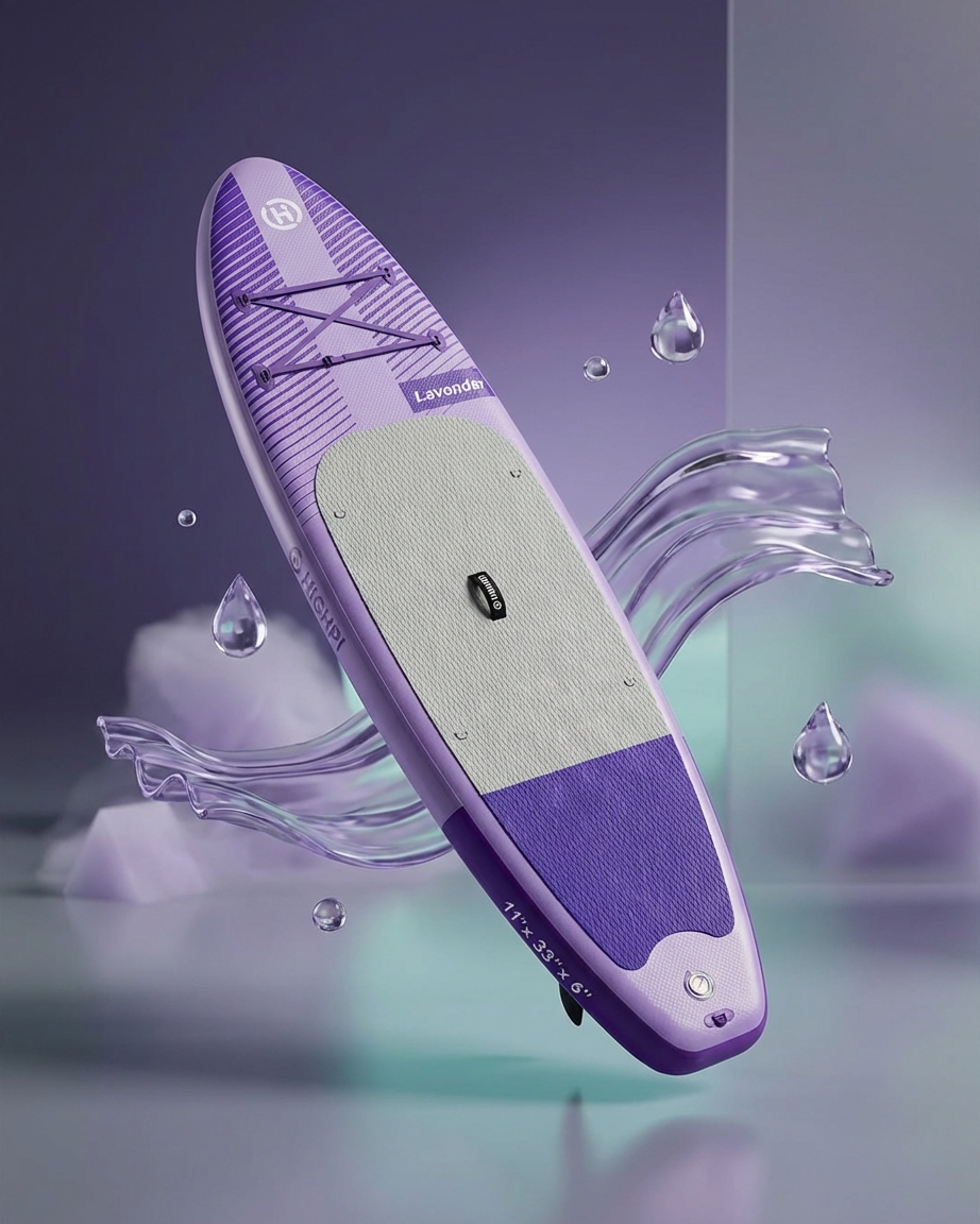 Lavender 11'x33" Inflatable Paddle Board