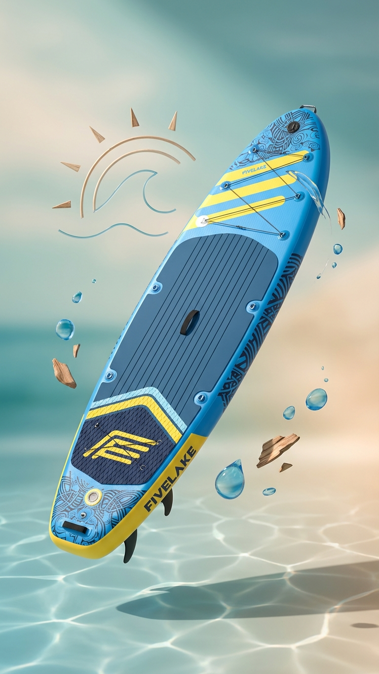 FiveLakes Blue  11' x 35" Extra Wide Board