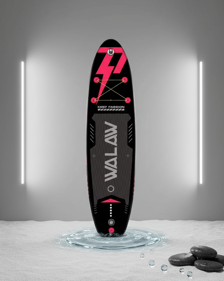 Neon Pink 10'6' Inflatable Paddle Board