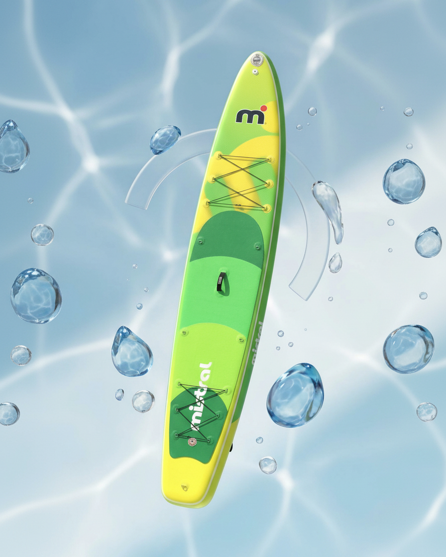 13' Touring Paddle Board - Racing Style Inflatable SUP