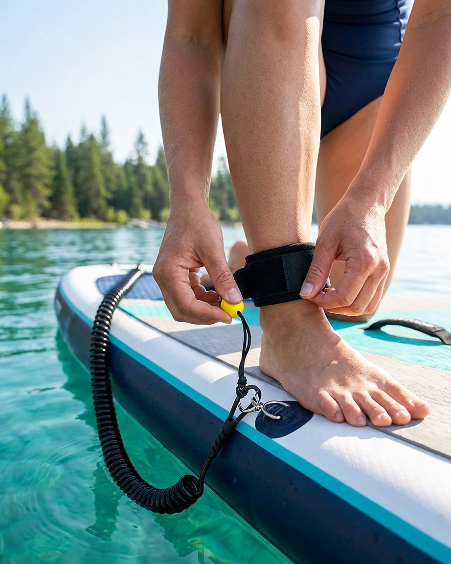 Quick Release Paddle Board Leash - SUP River Leash