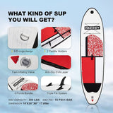 Red Kayak + iSUP
